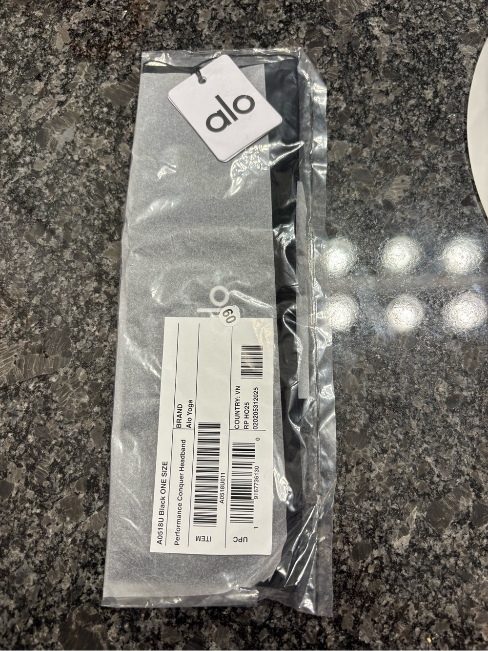 ALO Yoga Black Performance Headband